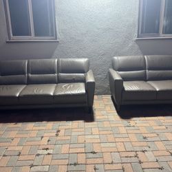 Leather Sofa Pairs