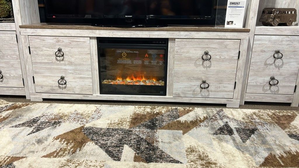 Willowton Whitewash 64" Tv Stand With Electric Fireplace
Ashley Furniture$10 Down Payment And Financing Available
