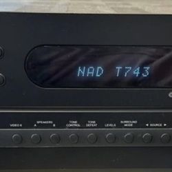 NAD T743 AV RECEIVER 2CH OR 5.1 HOME THEATER 