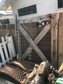 Wire and a gate