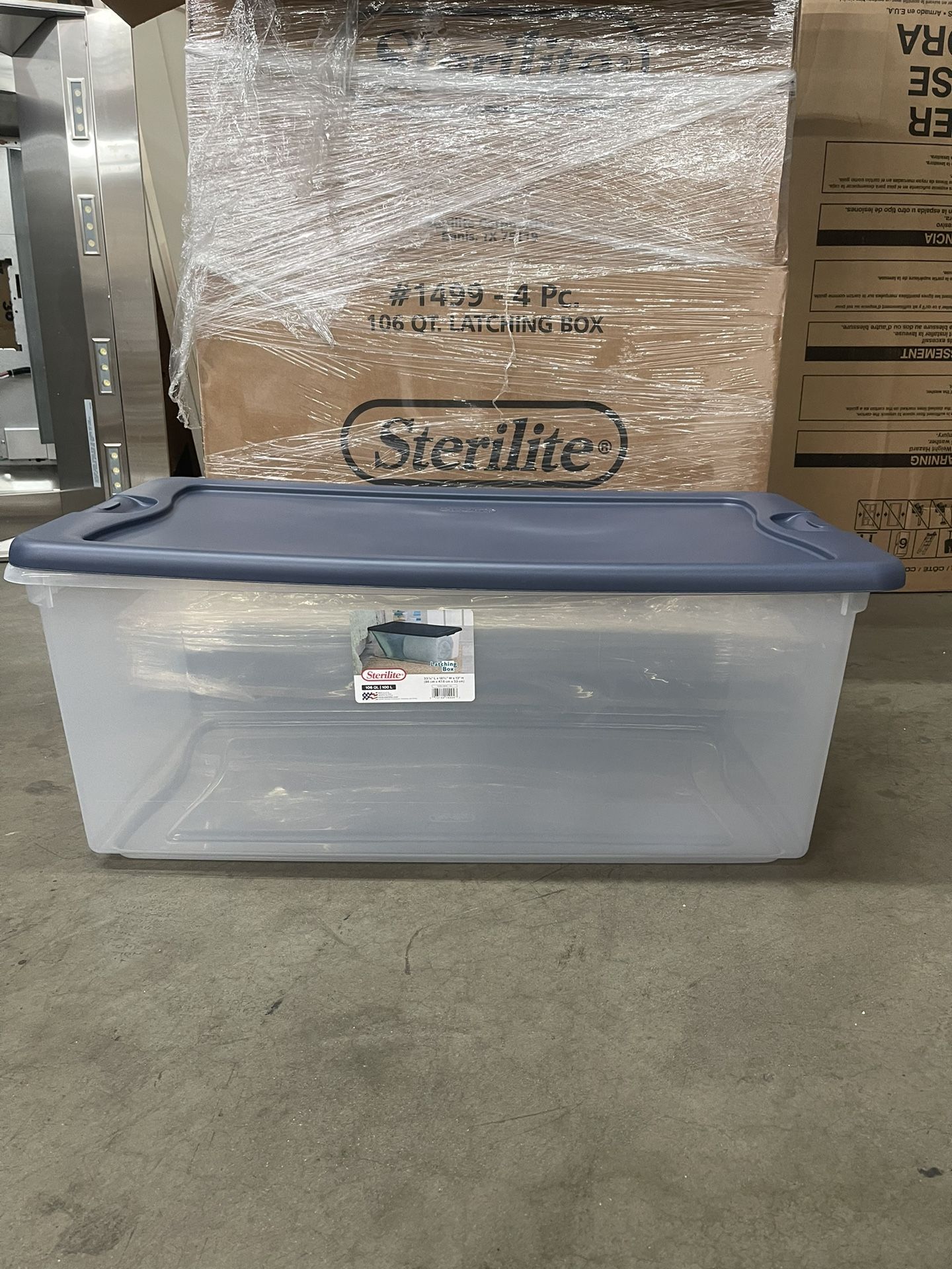 Sterilite 106 Qt. Latching Storage Box