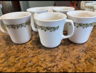 vintage Corelle mugs