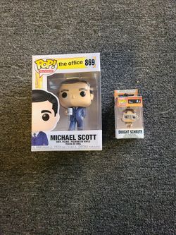 The Office Funko Pops - Michael And Dwight