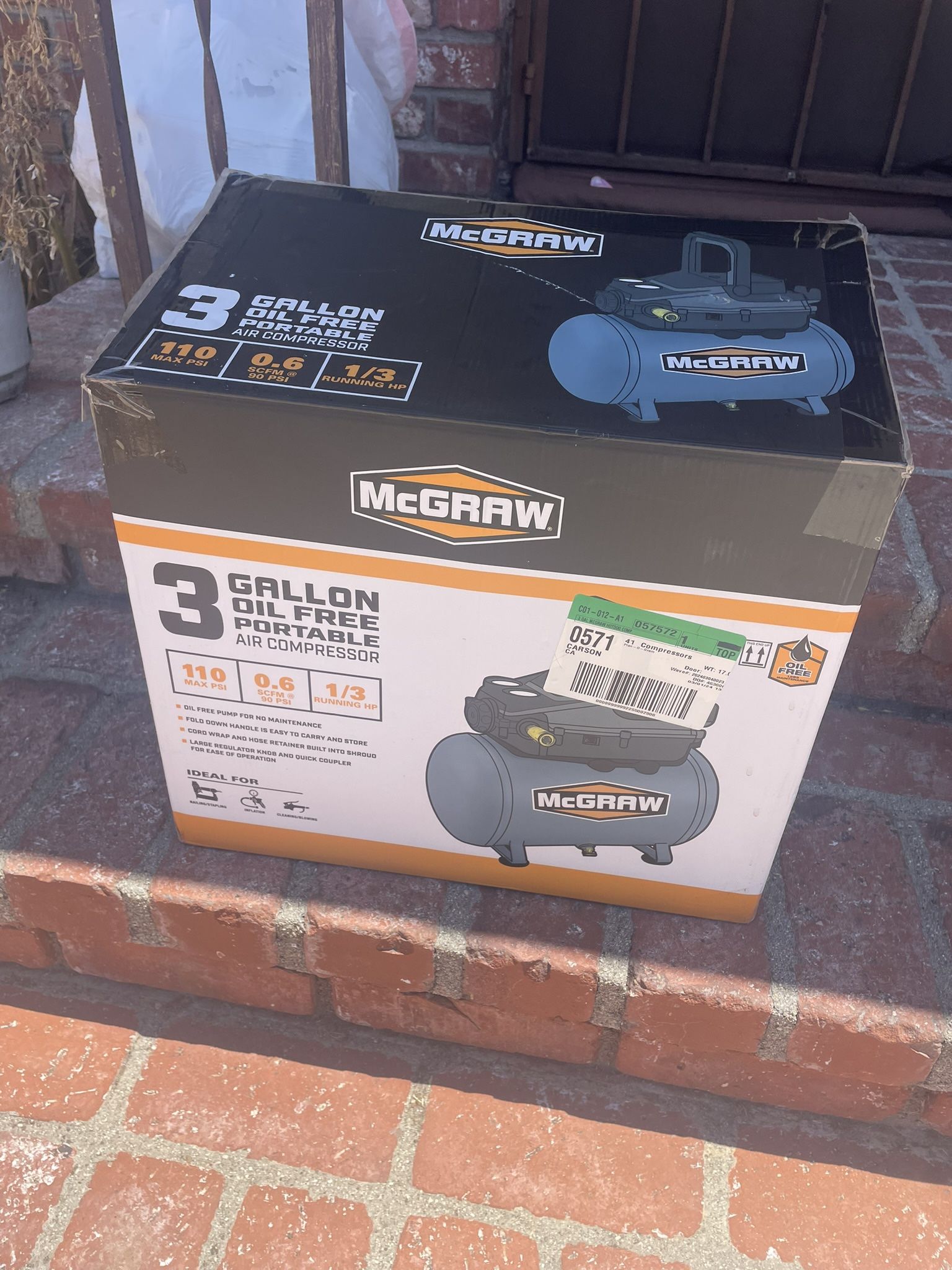 Air Compressor 3 Gallon