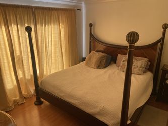 California King Bed Rose Tarlow style