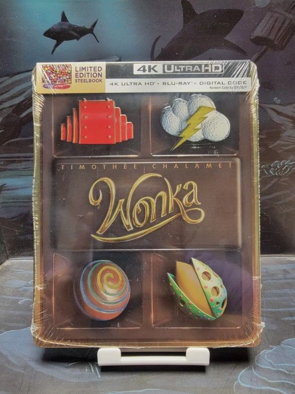 Wonka (4K+Blu-Ray+Digital) Steelbook Walmart Exclusive Limited Edition Sealed