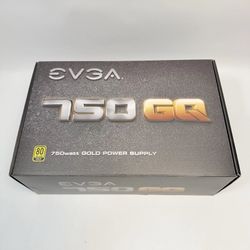 High-End EVGA 750 GQ 750W 80+ Gold Semi-Modular PSU – Stable High-Efficiency Gaming Power