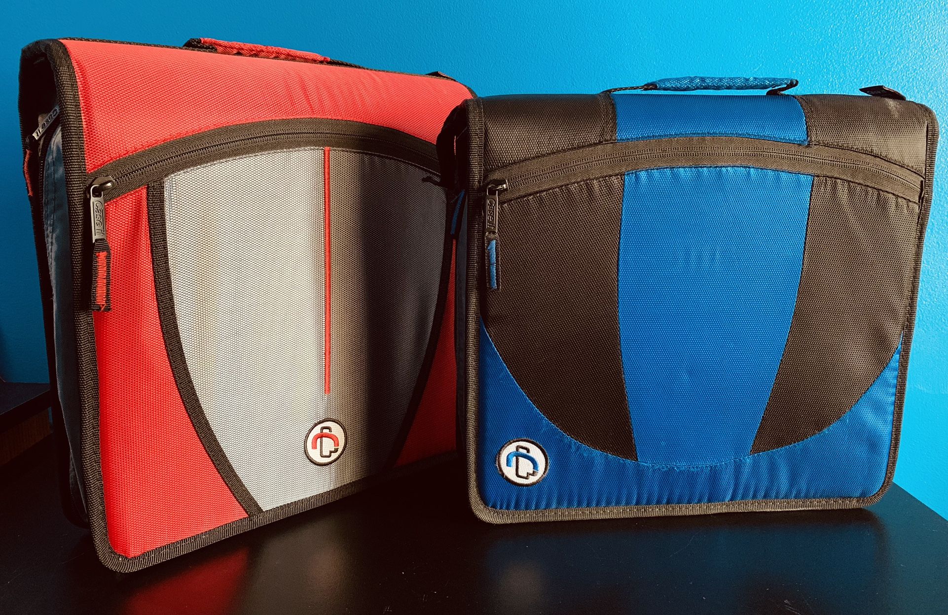 Case-it Binders (Red And Blue)