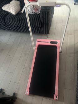 Pink walking pad