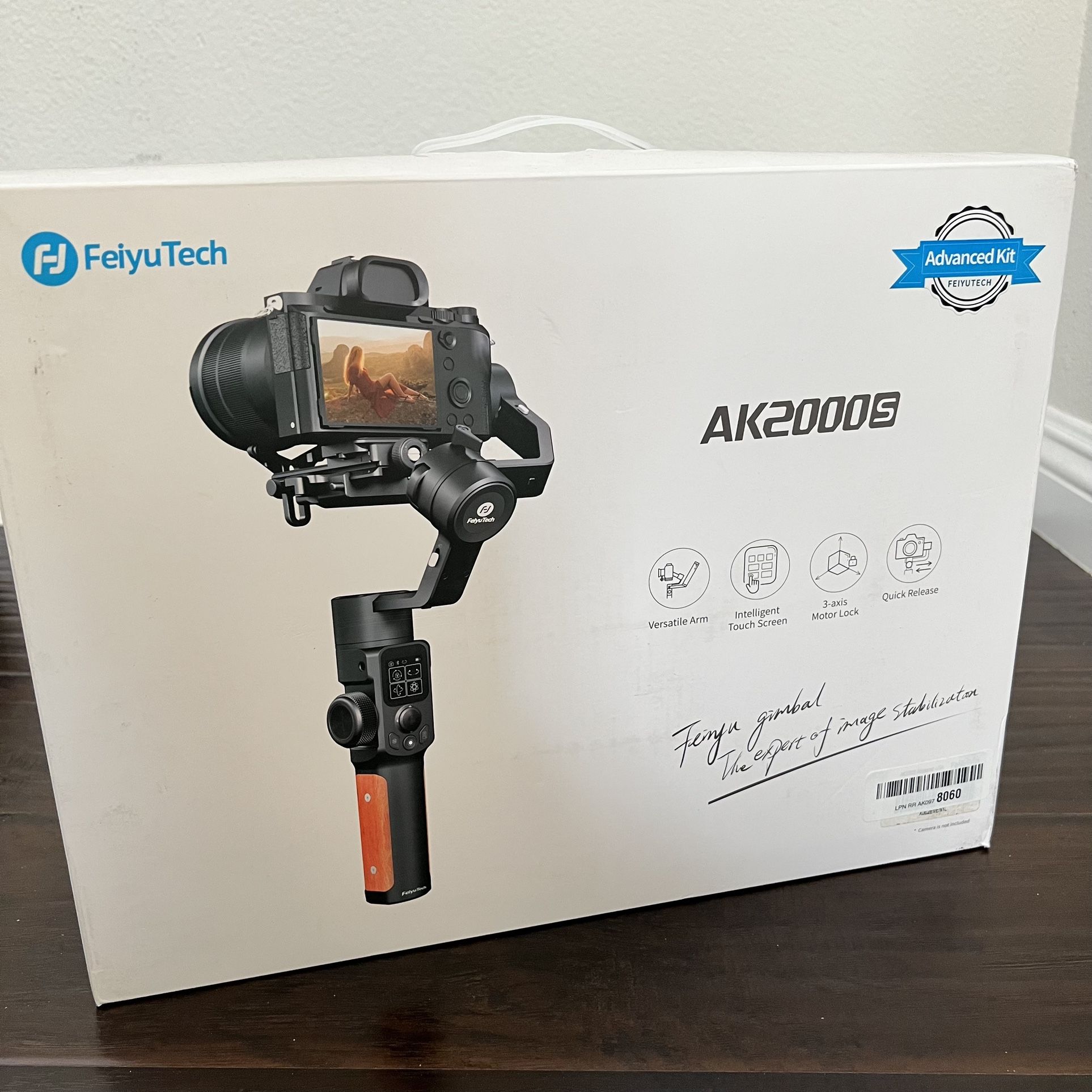 FeiYu Ak2000s Gimbal Advance Kit, New!! Sony Canon Nikon Camera