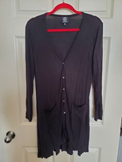 Bobeau women's long sleeve cardigan