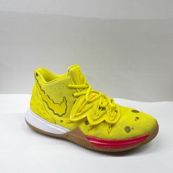 Size 5.5Y - Nike Kyrie 5 SpongeBob SquarePants Boys' Basketball Shoes Yellow