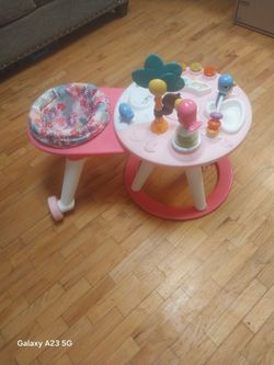 Baby walker & activity center table