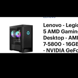 Lenovo Gaming PC - Ryzen 7 3700X Geforce RTX 5050 16GB RAM 2TB SSD