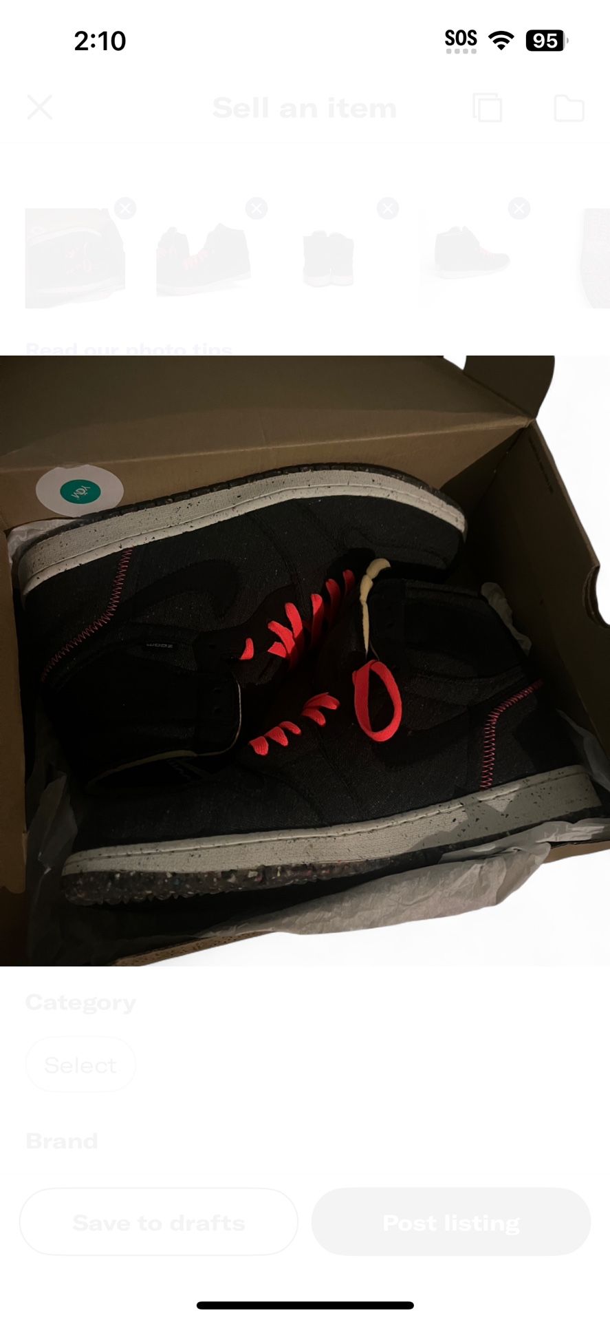 Jordan 1 High Zoom Crater