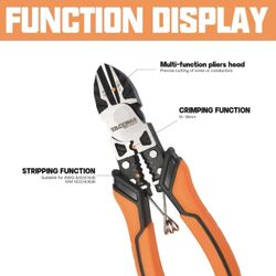 Heavy-Duty 8.5" Wire Cutters – Clean Snaps, Every Time