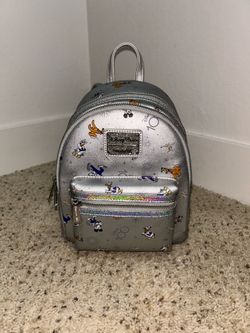 Loungefly Disney 100th Anniversary Mickey & Friends Silver Mini Backpack