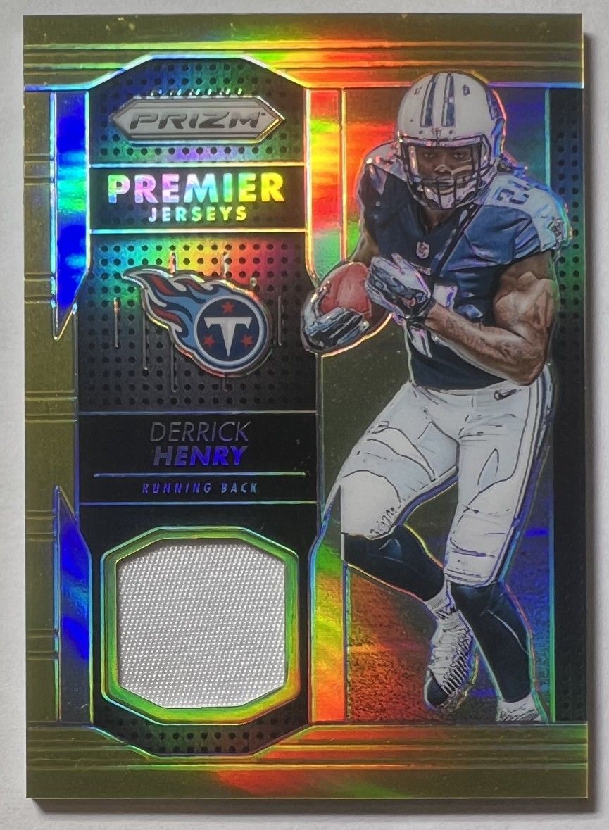 2016 PRIZM PREMIUM JERSEY GOLD 46/49 DERRICK HENRY RC for Sale in Myrtle  Beach, SC - OfferUp