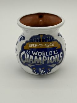 Los Angeles Dodgers Back 2 Back Champions Cup - Hand painted