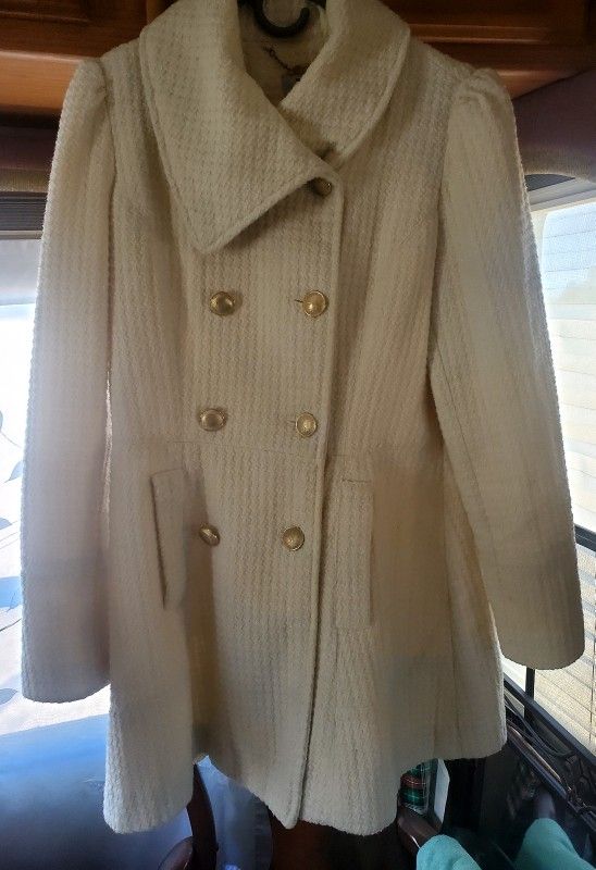 Woman's Worthington Wool Blend Peacoat Size Large