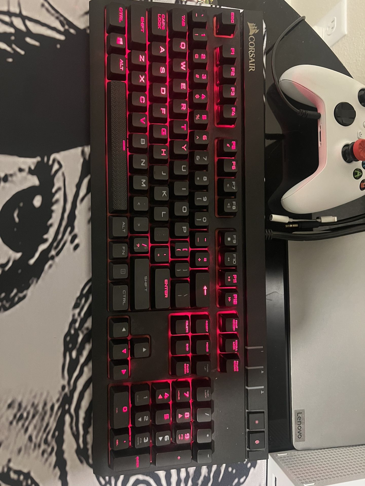 Corsair Mechanical Gaming Keyboard Red LED