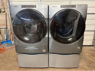 VERY NICE WHIRLPOOL WASHER AND ELECTRIC DEYER SET EXCELLENT CONDITIONS