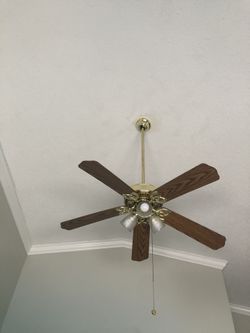 Ceiling fan with light