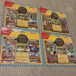 Pokémon TCG Scarlet & Violet + Paldea Evolved Blister Pack Pawmot Promo 