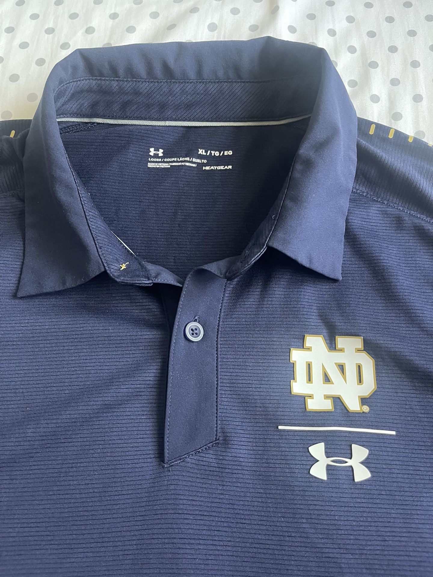 Notre Dame Polo Size Xl Like New
