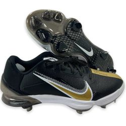 Brand New Nike Trout Pro 7 Baseball Cleats Black Gold Metal Men Size 12