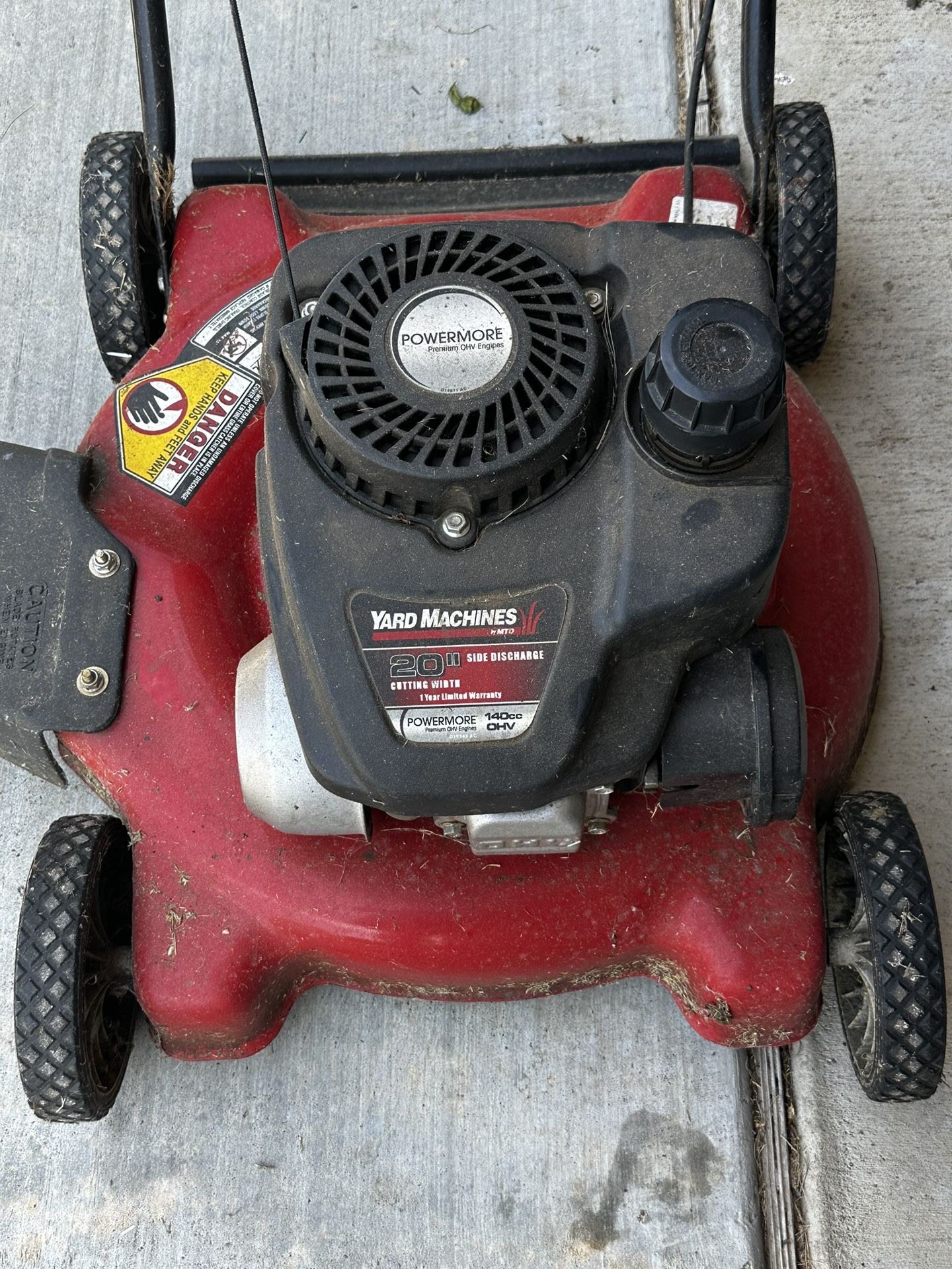 20” Lawn Mower