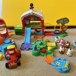 Vtech toot toot sales animals farm playset