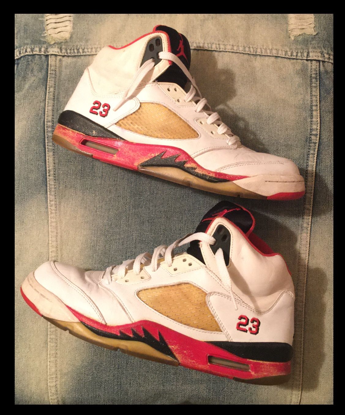 Vintage 2006 Air Jordan 5 (Fire Red): Size 9.5 Mens