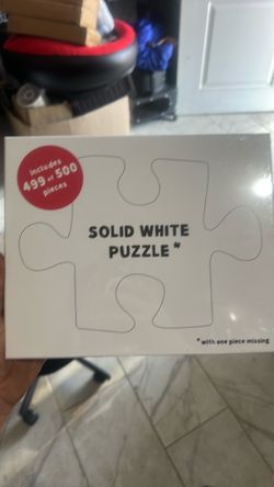 solid white puzzle