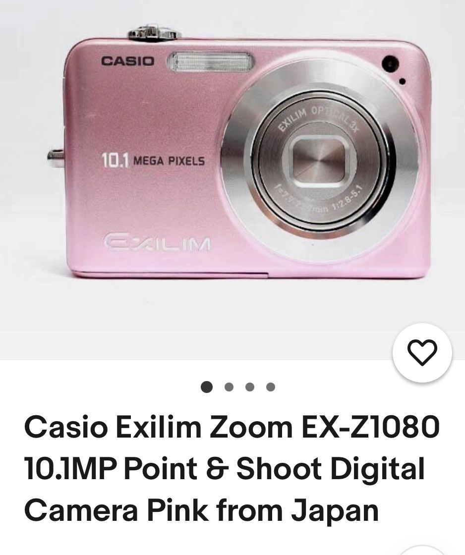 Casio 8-1 Megapixels With Carrying Case