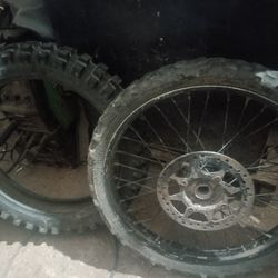 Dirt Bike Wheels And Forks