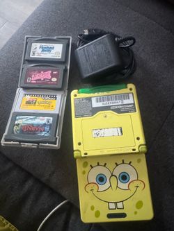 SpongeBob Gameboy sp , switch , psp , Nintendo Dsi