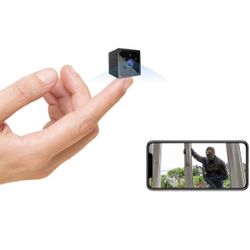 Spy Camera WiFi Hidden Camera 1080P HD Mini Spy Cam for Home Security Easy to Use Wireless Indoor Smallest Camera with Motion Detection Night Vision