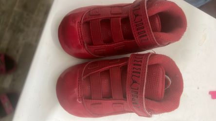 Red baby Jordans