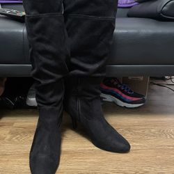 Faux Suede Boots
