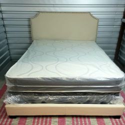 NEW QUEEN-SIZE MATTRESS AND BOX SPRING