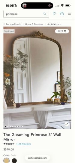 Anthropologie primrose mirror