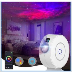 CHIGIH Smart Galaxy Projector, LED Starry Sky Night Light Star Projector, Nebula Ceiling Night Light App & Voice Controlled for Gaming Room, Bedroom, 