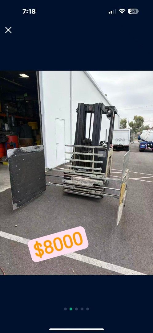 Electric Forklift,Warehouse helper（white）