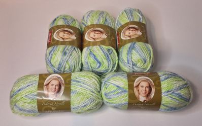 Lot of 5 Premier Deborah Norville Serenity Chunky Yarn - Pond (Mixed Dye Lots)