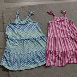 Summer dresses used size 5 both $1