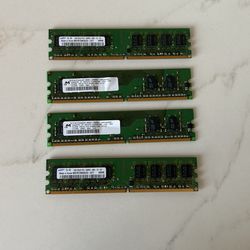 512MB X 4 DDR2 RAM / Memory
