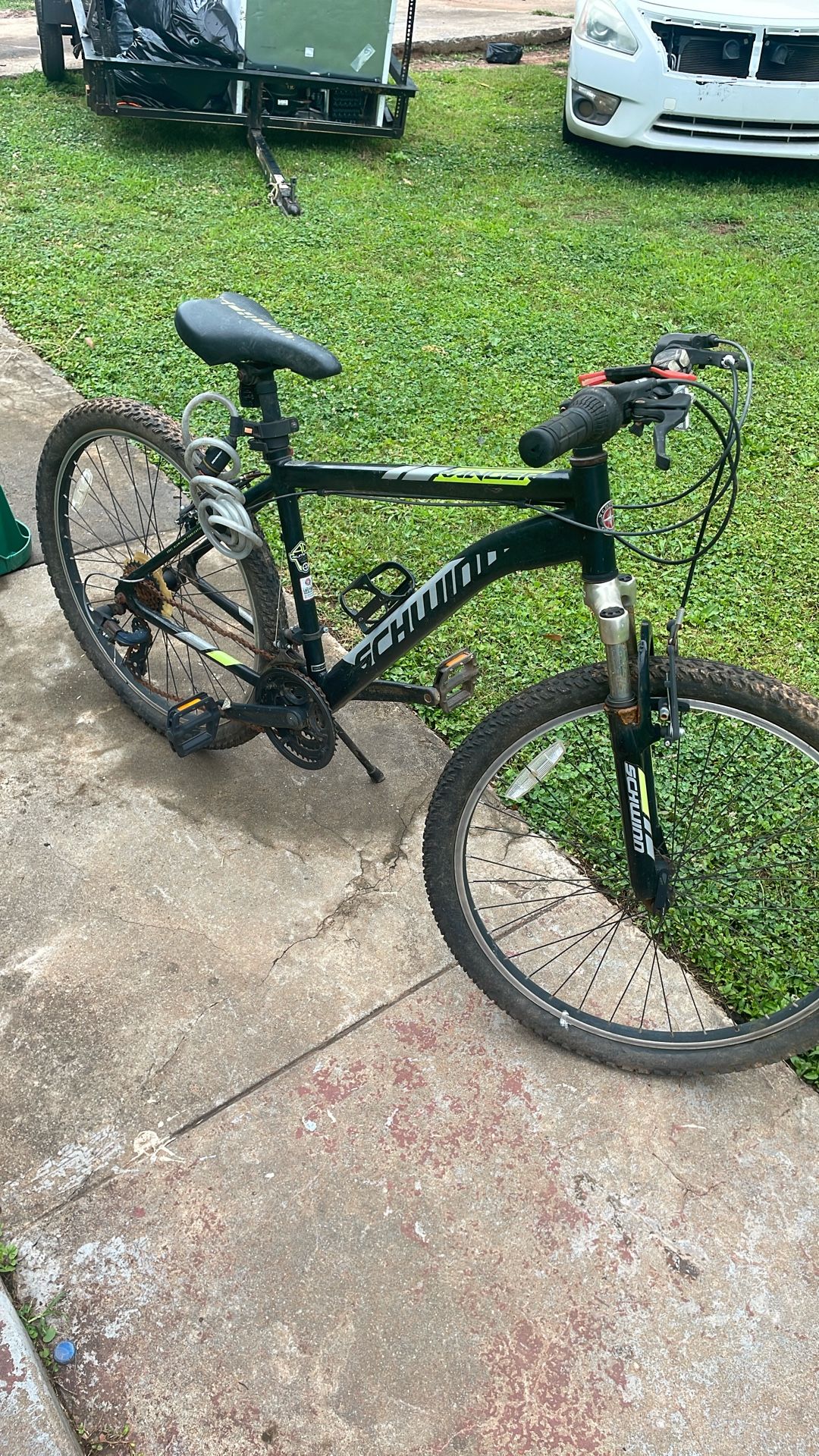 “SCHWINN RANGER ONLY NEEDS OIL ON THE CHAIN”