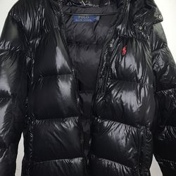 Black Polo Puffer Jacket