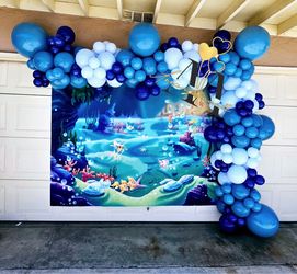 Mermaid backdrop